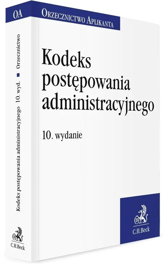 Książka - Kodeks postępowania administracyjnego