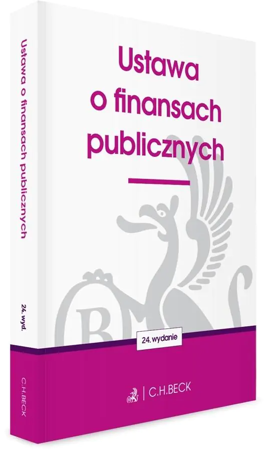 Książka - Ustawa o finansach publicznych