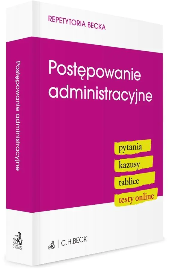 Książka - Postępowanie administracyjne. Pytania. Kazusy