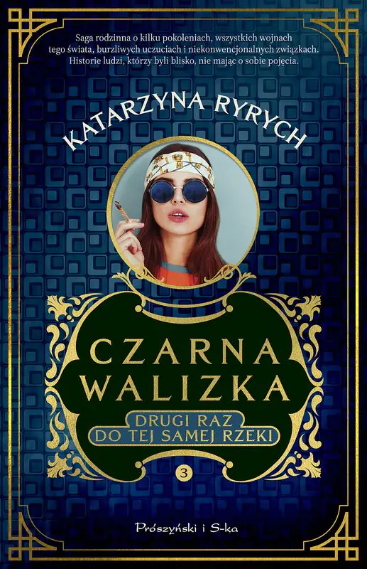 Książka - Czarna walizka. Drugi raz do tej samej rzeki. Duże Litery