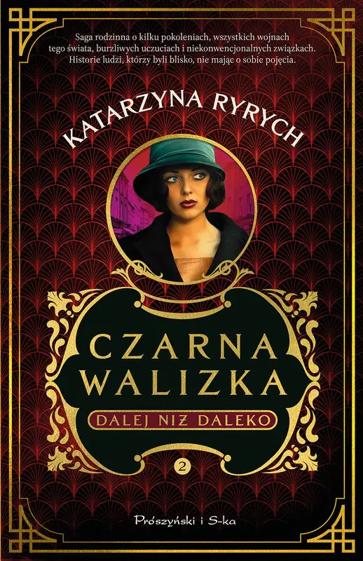 Książka - Czarna walizka. Dalej niż daleko. Duże Litery