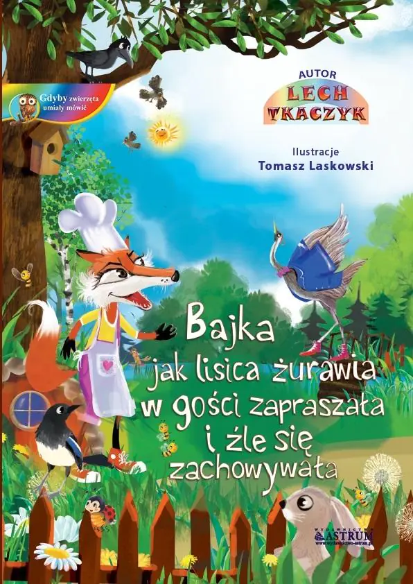 Książka - Jak lisica żurawia w gości zapraszała i źle +CD BR