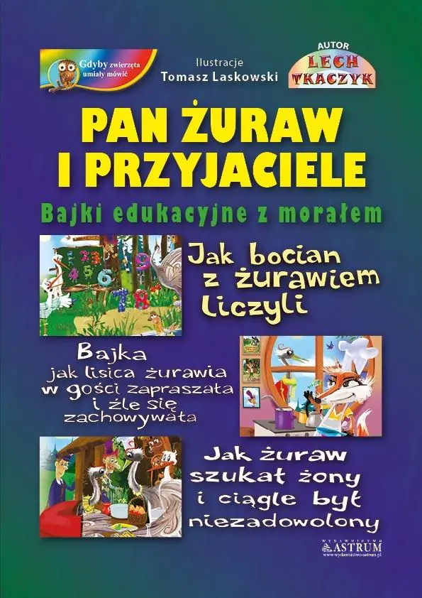 Książka - Pan żuraw i przyjaciele BR