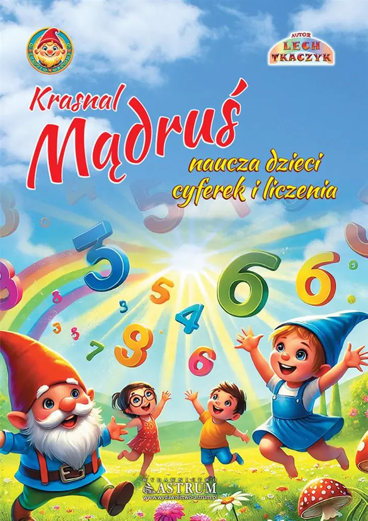 Książka - Krasnal Mądruś naucza dzieci cyferek i liczenia TW