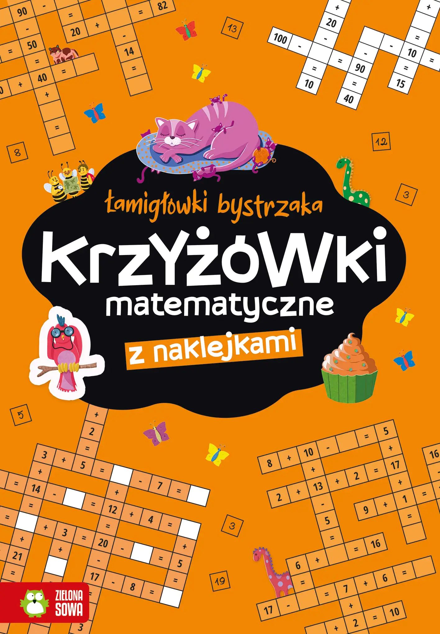 Książka - Krzyżowki matematyczne. Łamigłówki bystrzaka