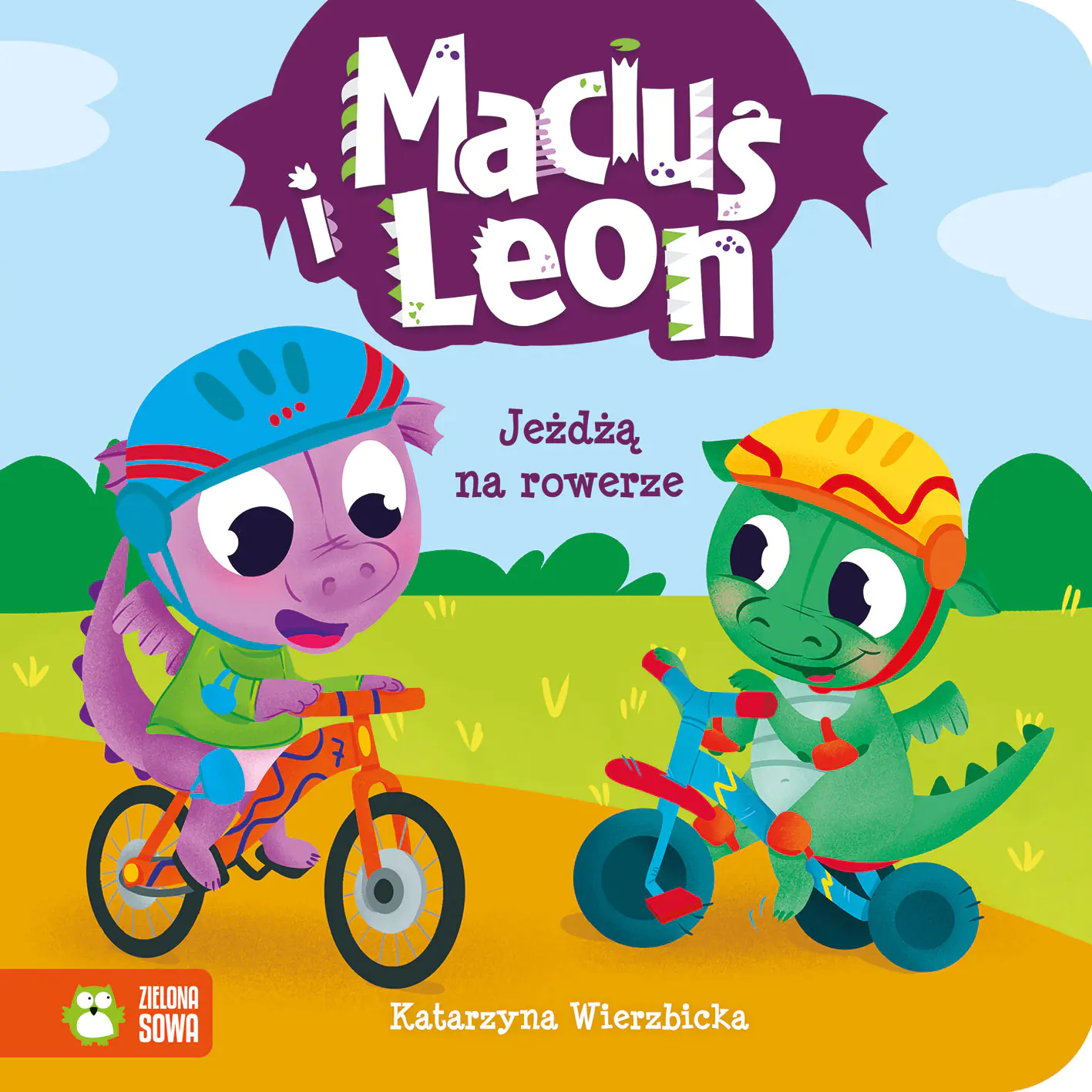 Książka - Maciuś i Leon jeżdżą na rowerze
