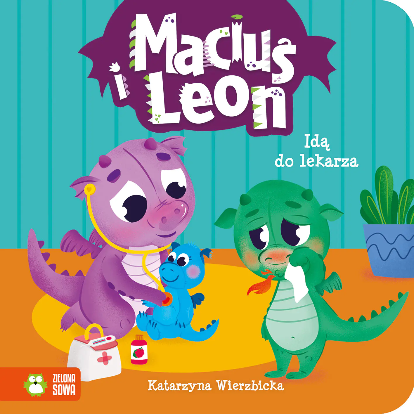 Książka - Maciuś i Leon idą do lekarza