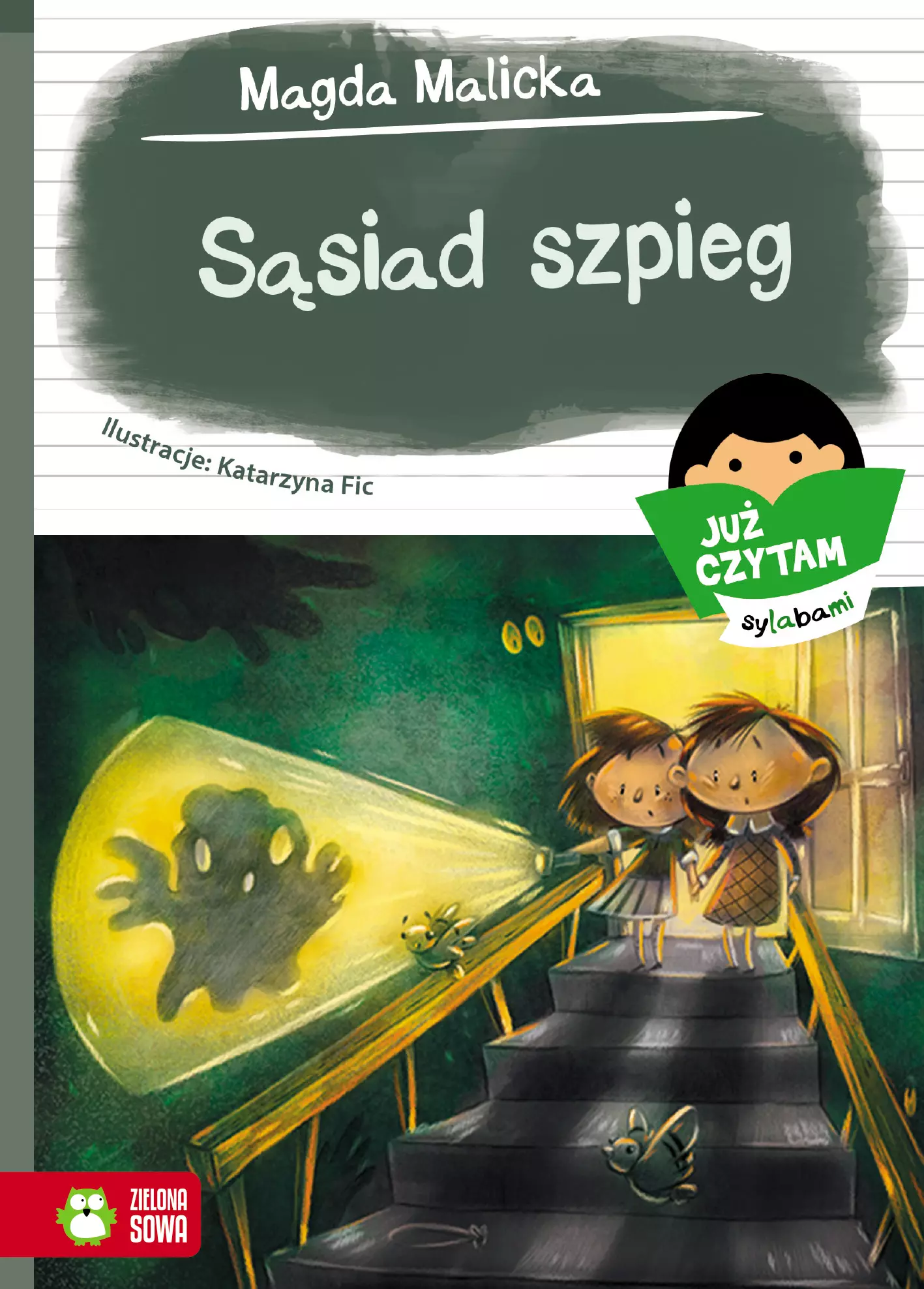 Książka - Sąsiad szpieg. Już czytam sylabami