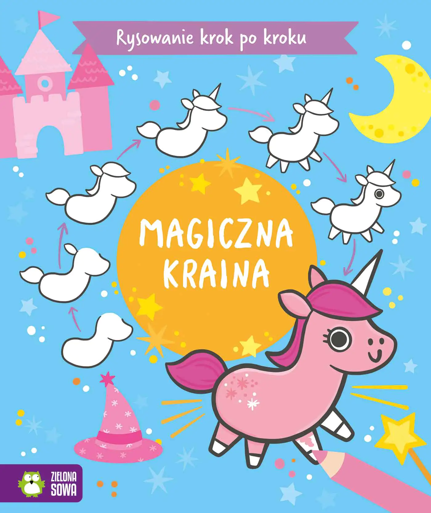 Książka - Magiczna kraina. Rysowanie krok po kroku.