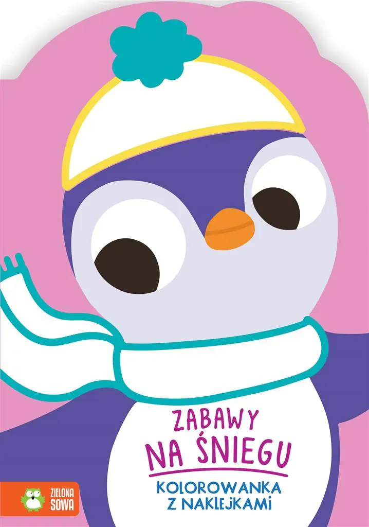 Książka - Zabawy na śniegu. Zimowe kolorowanie