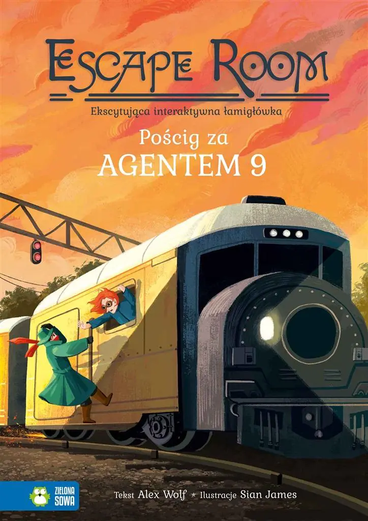 Książka - Pościg za agentem 9. Escape room