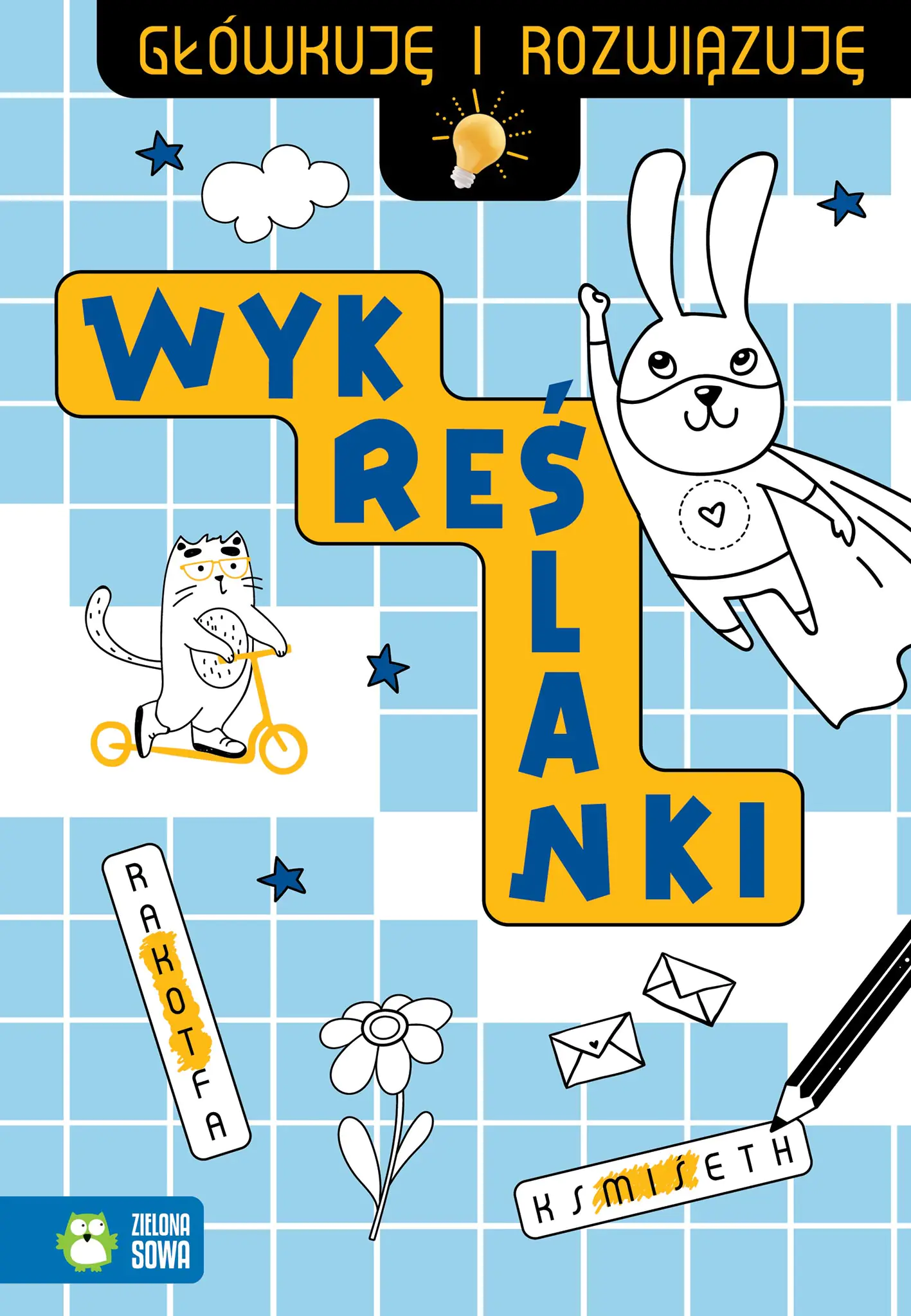 Książka - Wykreślanki. Główkuję i rozwiązuję