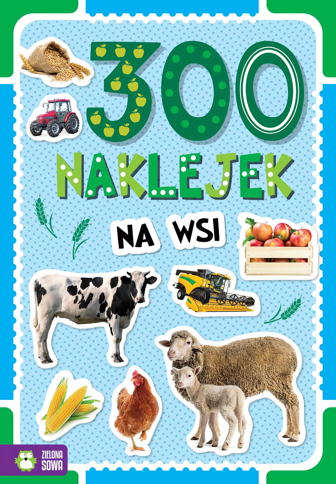 Książka - 300 naklejek. Na wsi