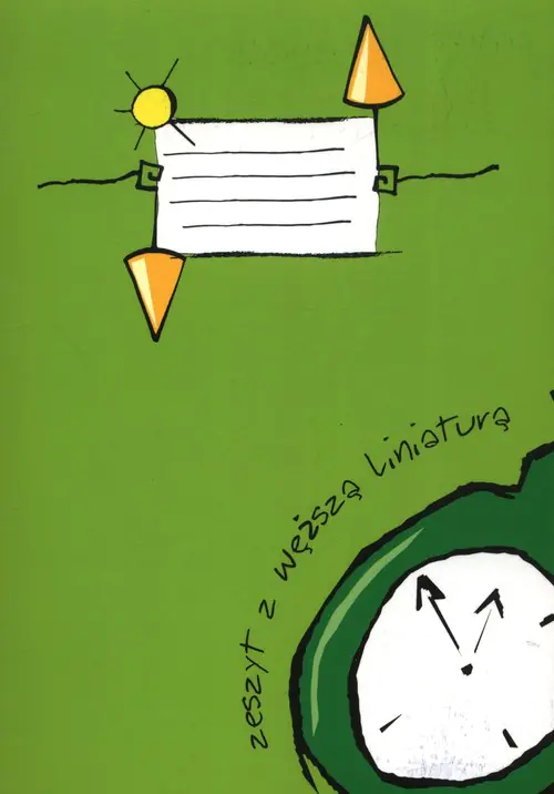 Książka - Zeszyt z węższą liniaturą