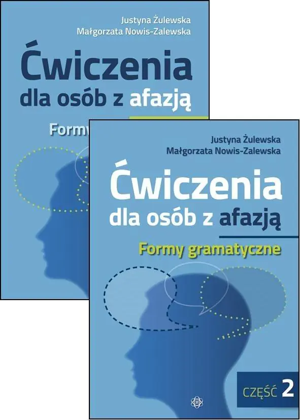 Książka - Ćw. dla osób z afazją. Formy gramatyczne cz.1-2