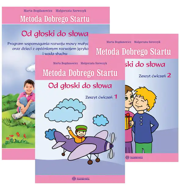 Książka - Metoda Dobrego Startu Od głoski do słowaProgram wspomagania rozwoju małych dzieci oraz dzieci z opóźnionym rozwojem językowym i wadą słuchu