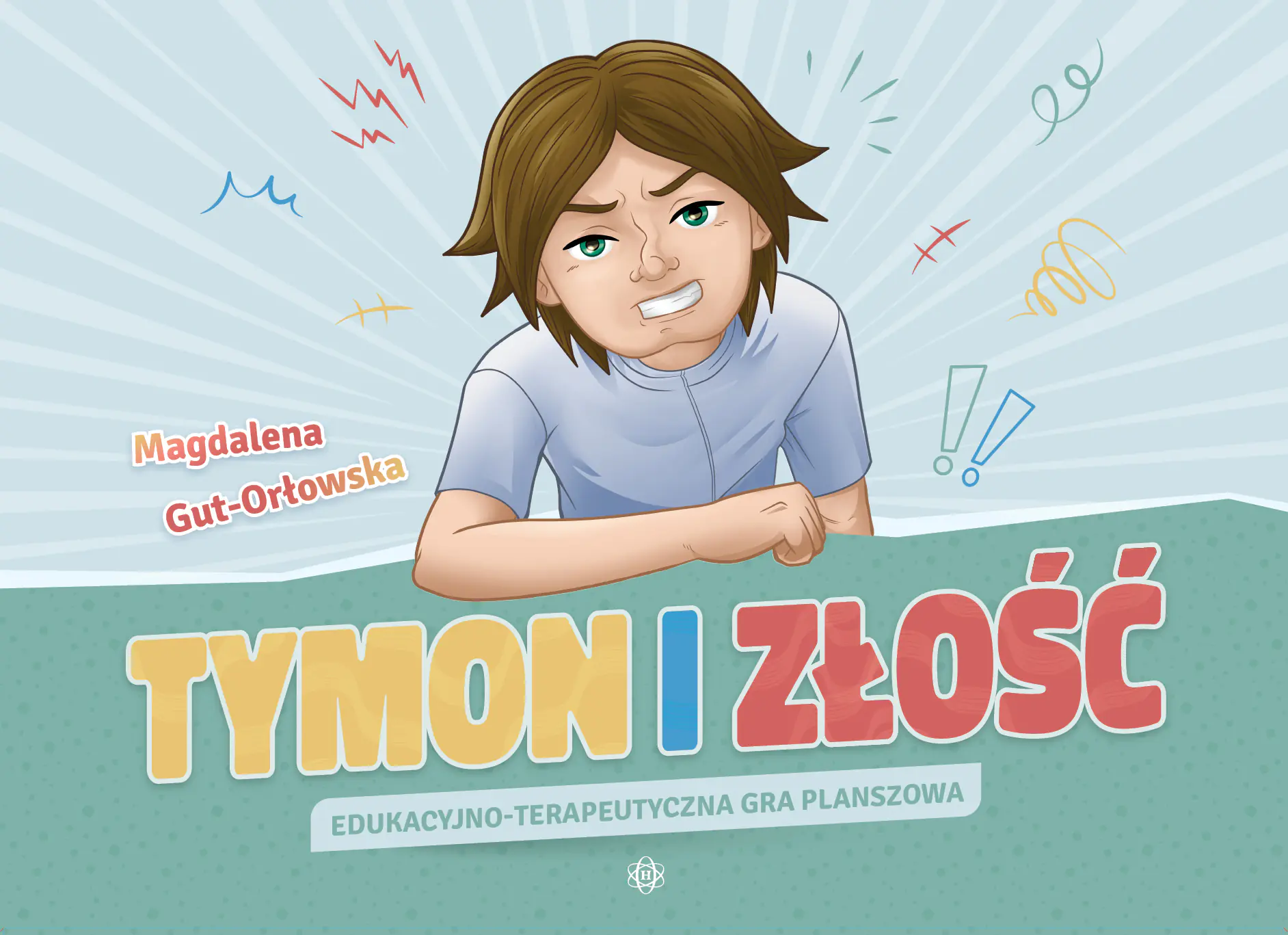 Książka - Tymon i złość Edukacyjno-terapeutyczna gra planszowa seria o Tymonie