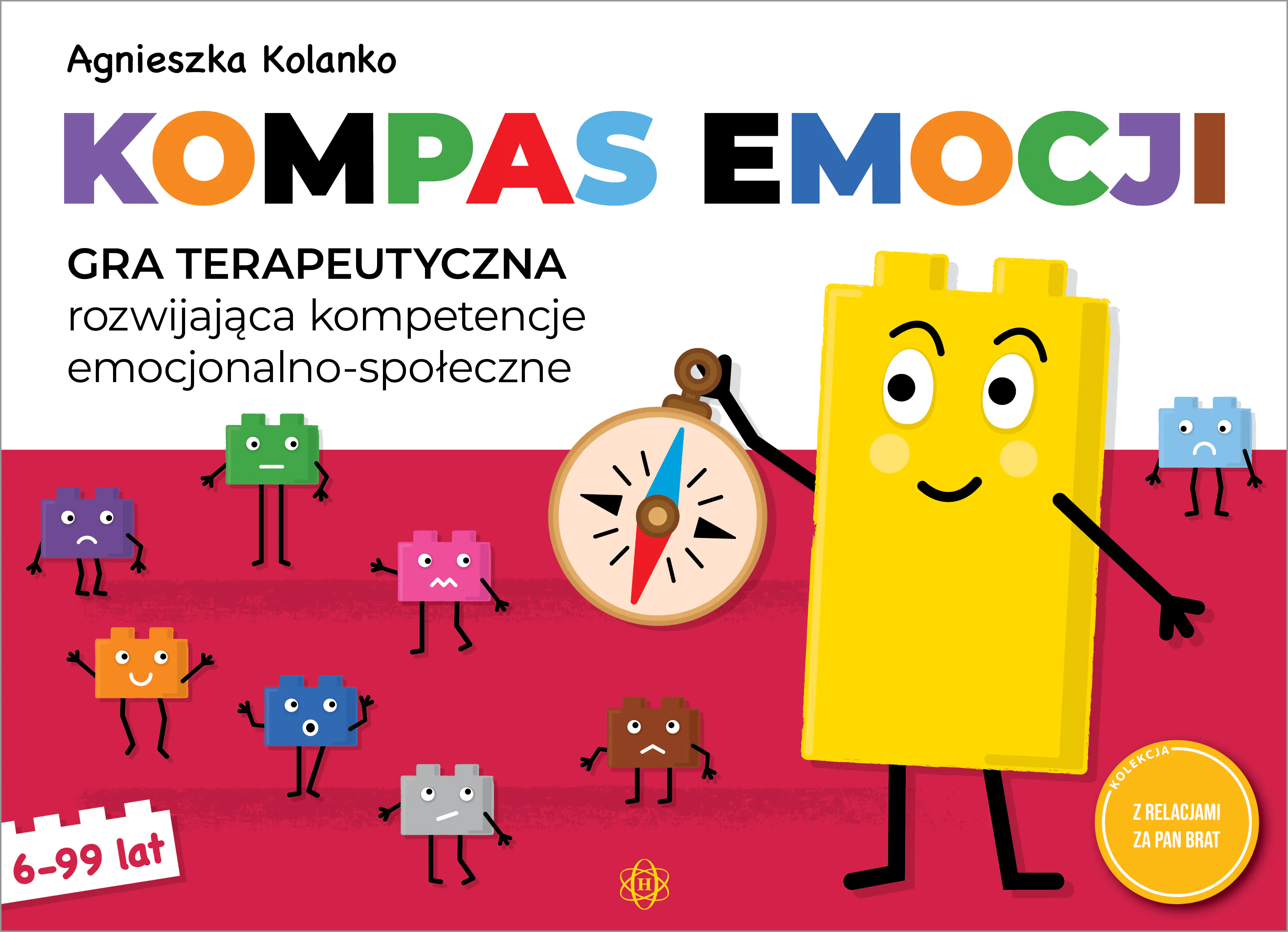 Książka - Kompas emocji Gra terapeutyczna rozwijająca kompetencje emocjonalno-społeczne