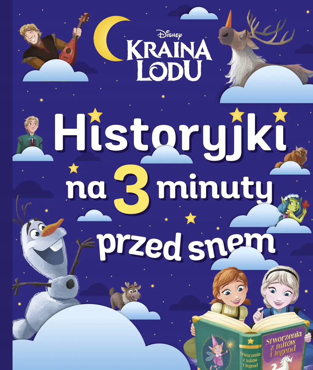 Książka - Historyjki na 3 minuty przed snem. Disney Kraina Lodu