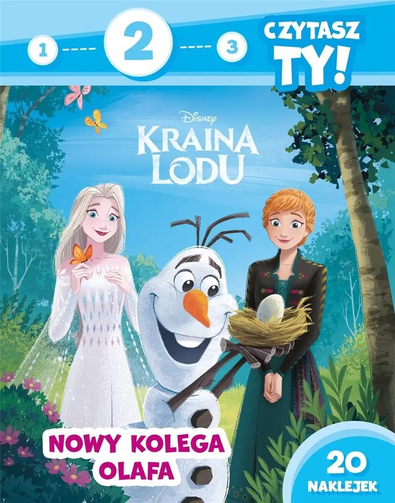 Książka - Kraina Lodu. Nowy kolega Olafa. Disney. Raz, dwa, trzy, czytasz ty!