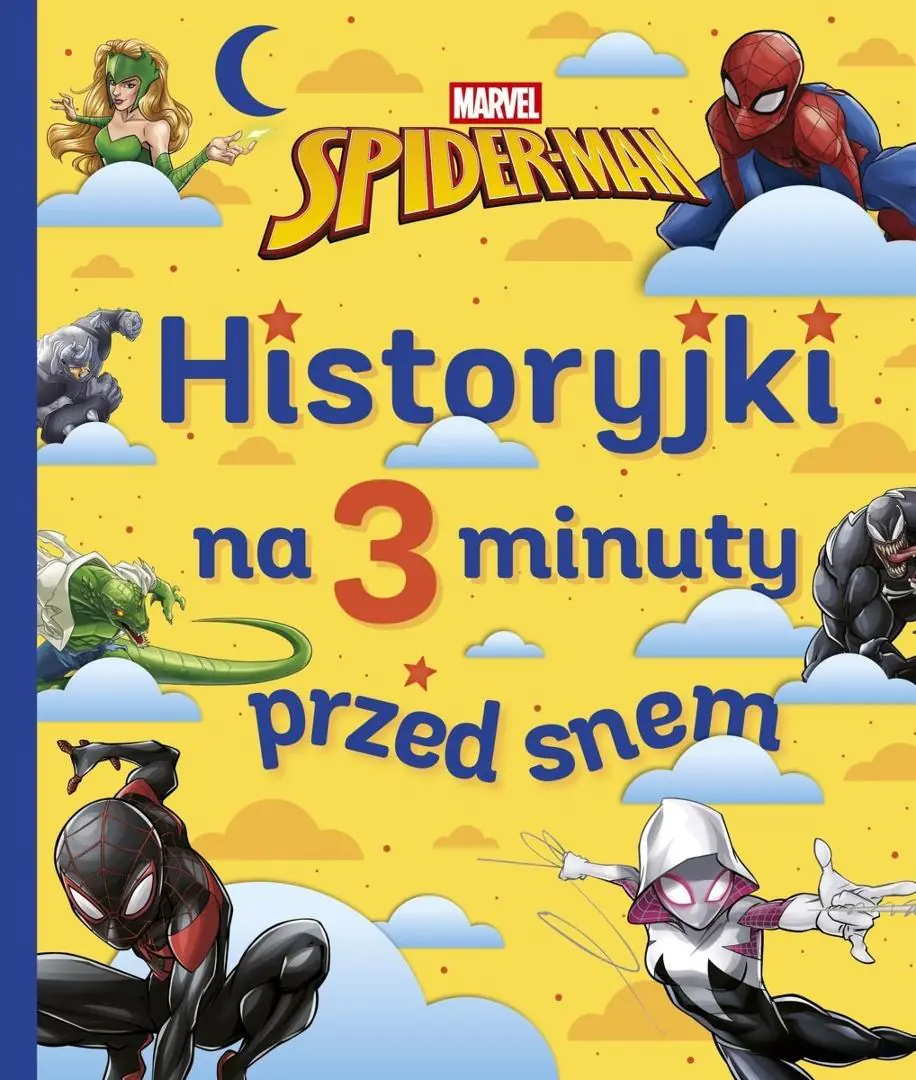 Książka - Historyjki na 3 minuty przed snem. Marvel Spider-Man