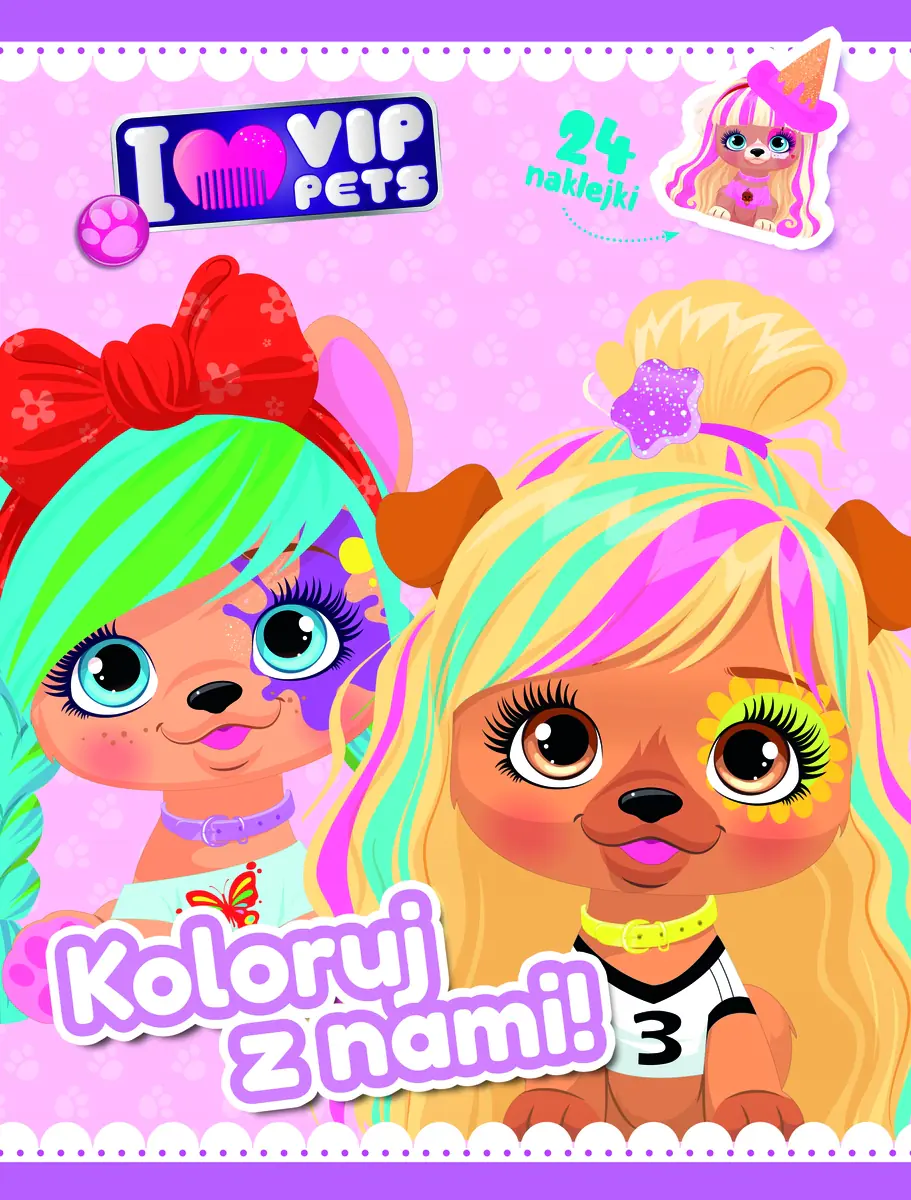 Książka - I Love VIP Pets. Koloruj z nami