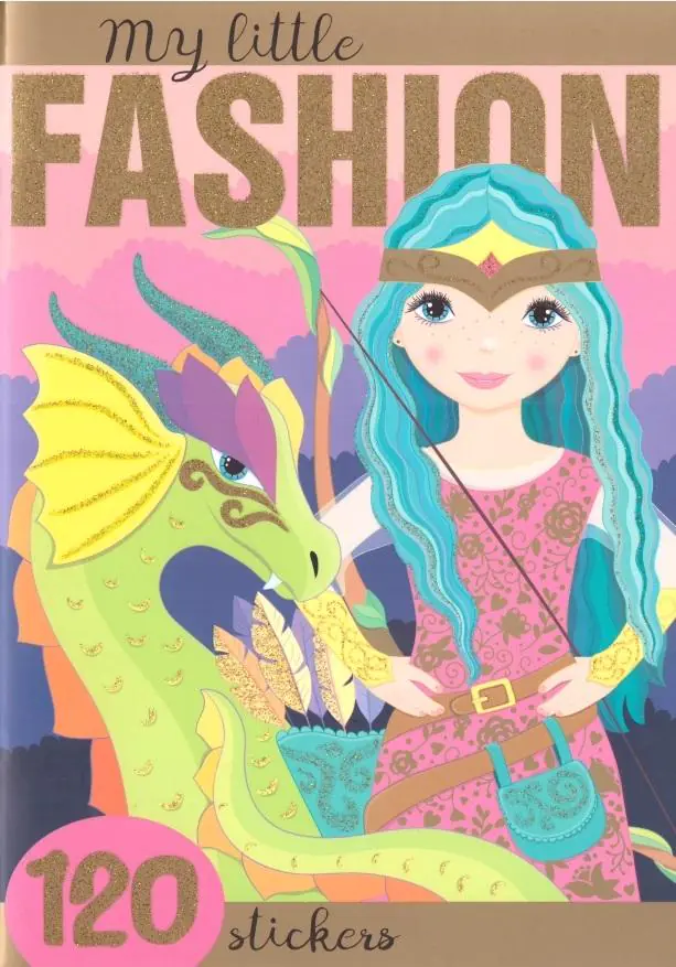 Książka - My little Fashion z naklejkami