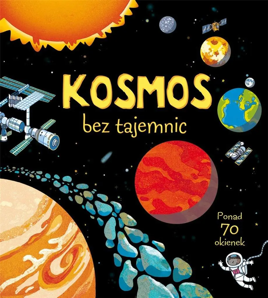 Książka - Kosmos bez tajemnic. Książka z okienkami
