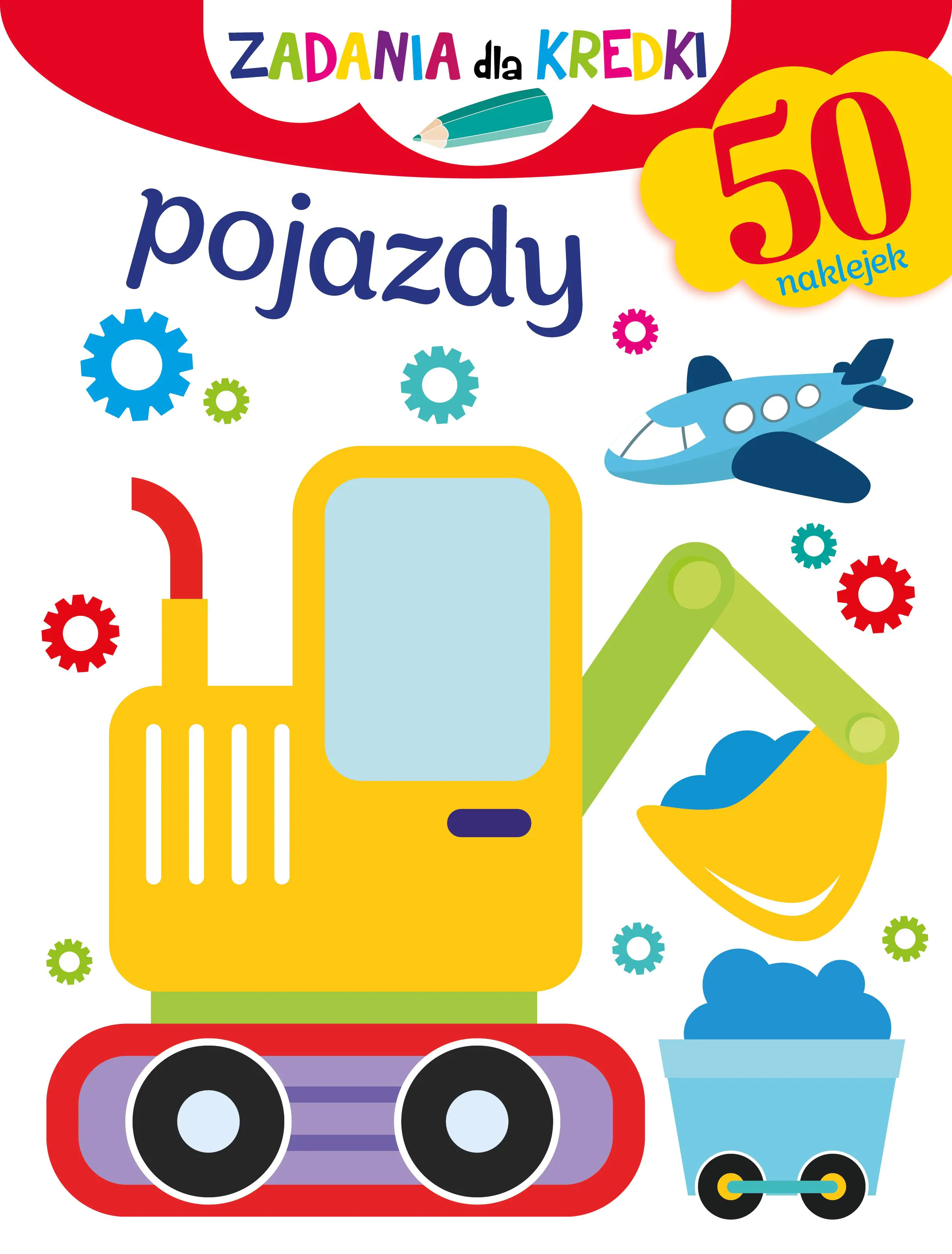 Książka - Zadania dla kredki. Pojazdy