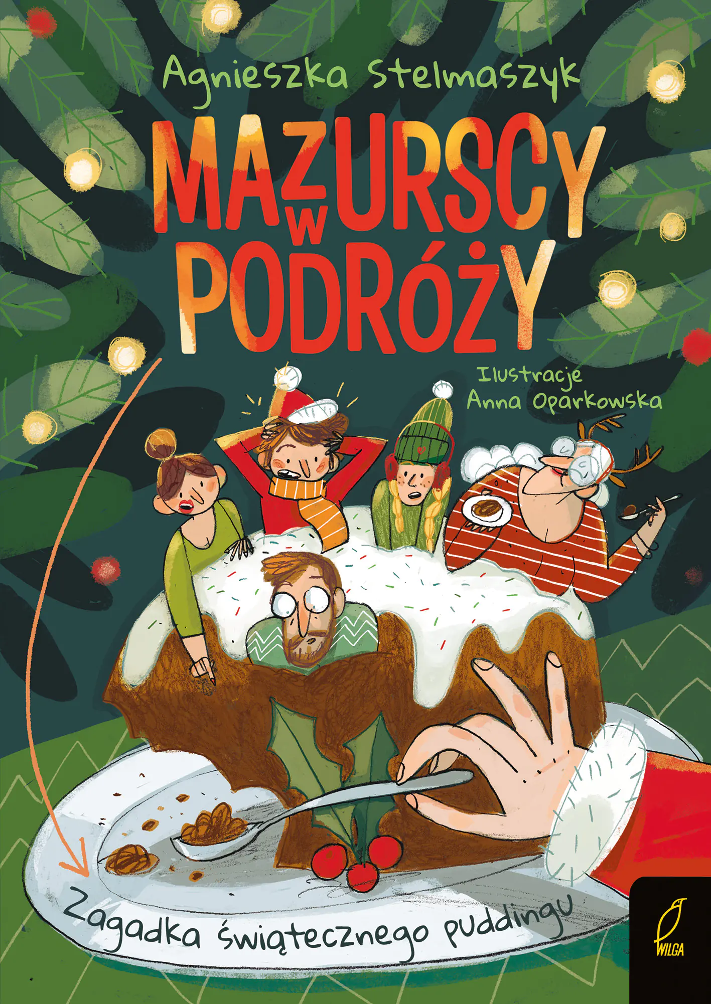 Książka - Zagadka świątecznego puddingu. Mazurscy w podróży