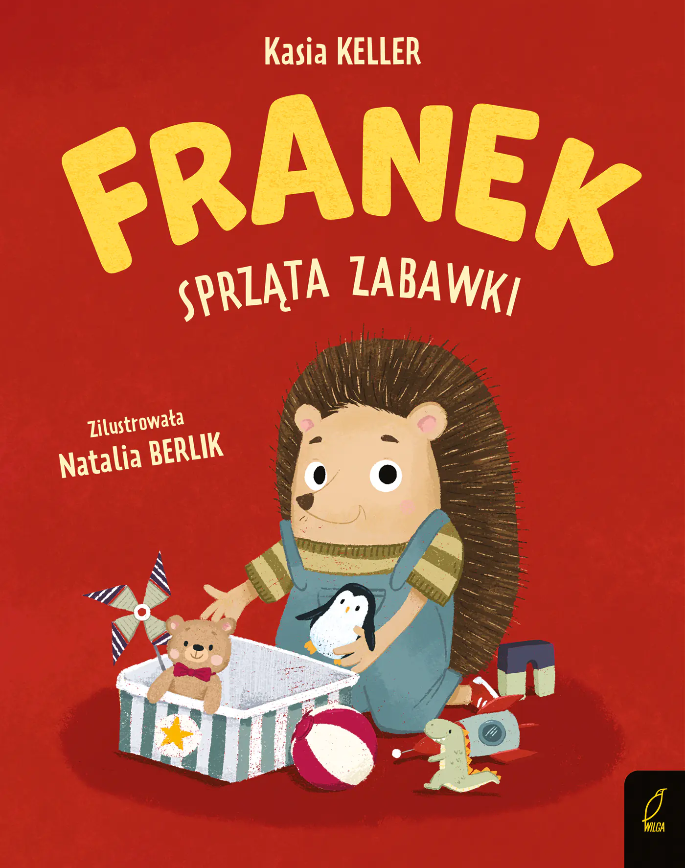 Książka - Franek sprząta zabawki. Jeżyk Franek