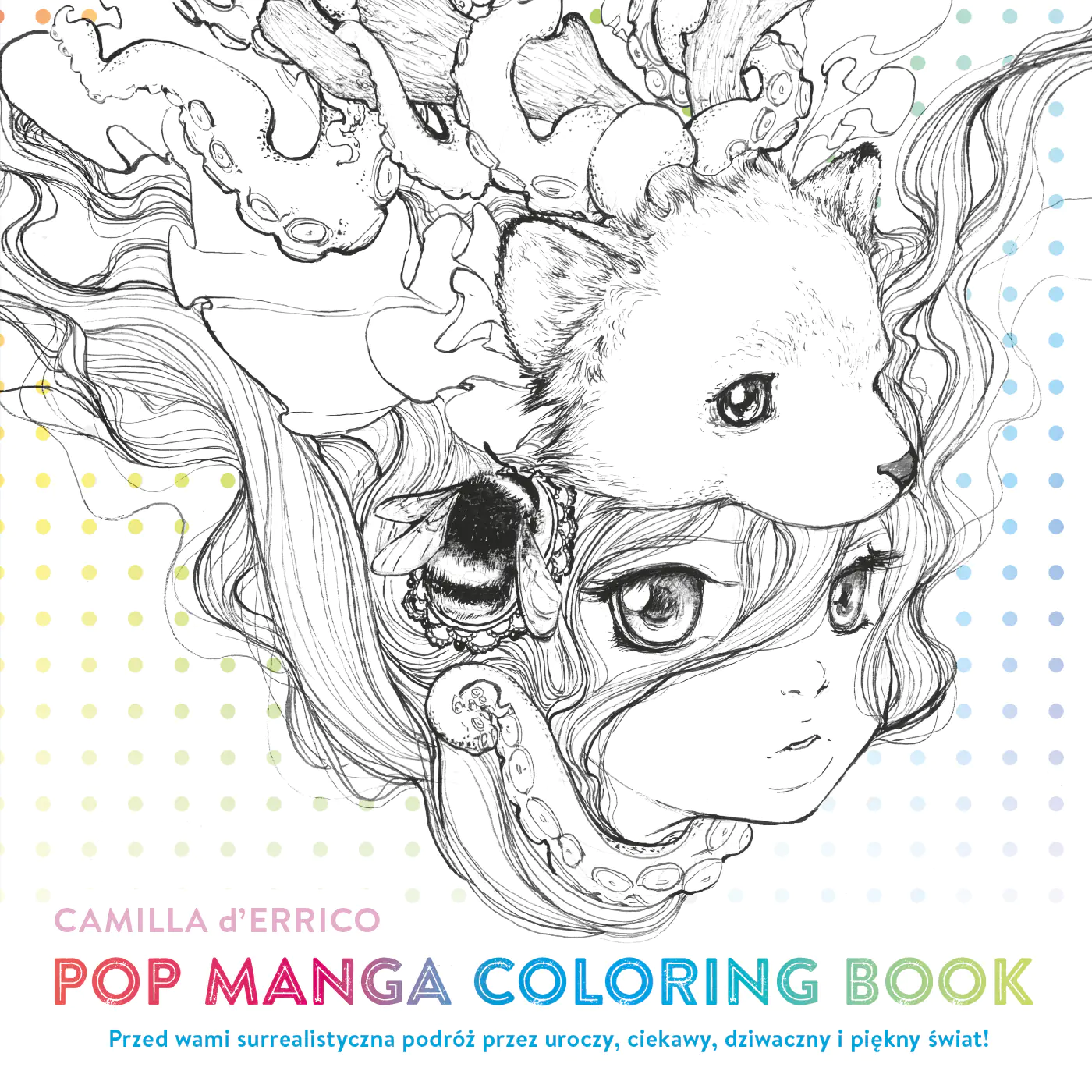 Książka - Pop manga colouring book