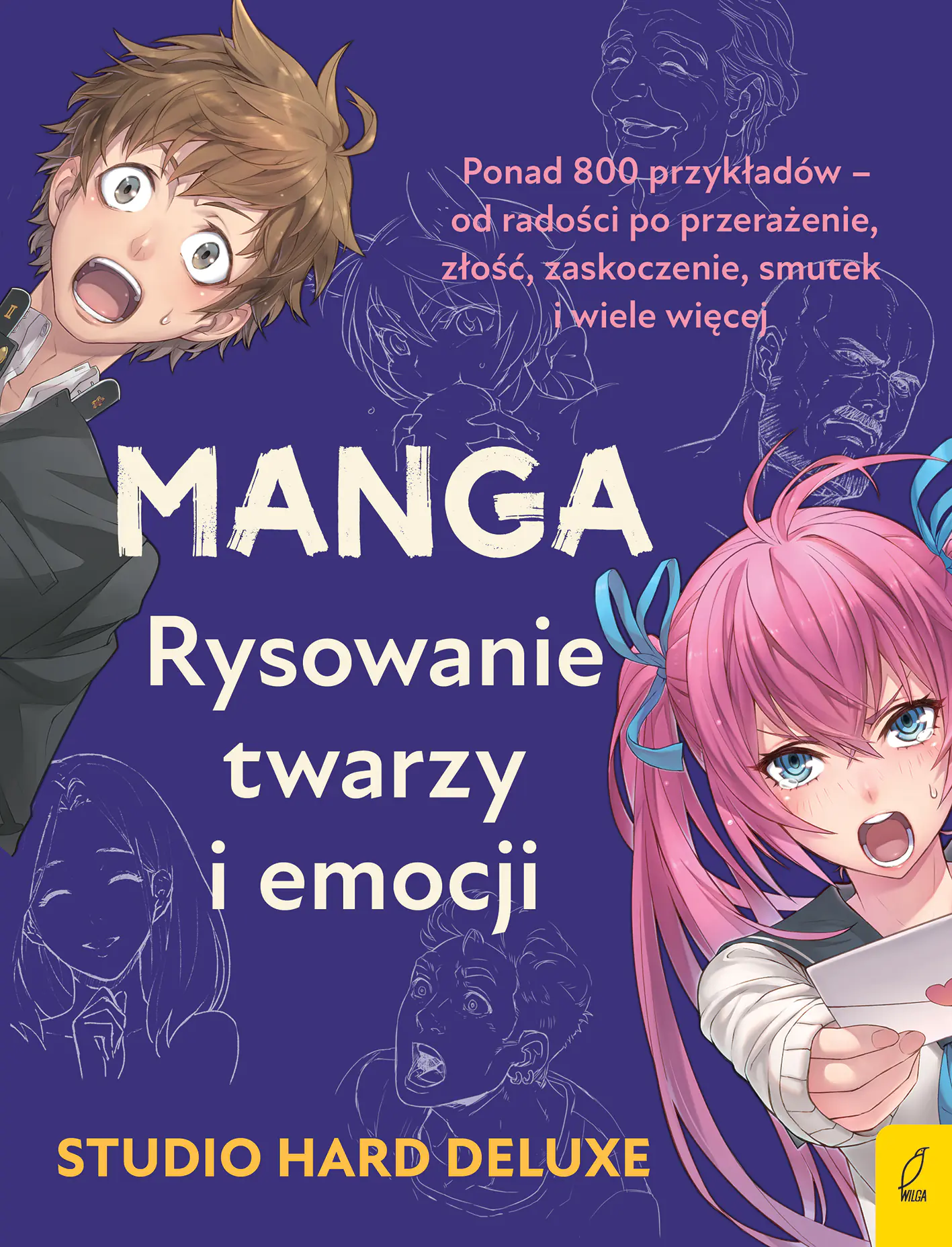 Książka - Manga. Rysowanie twarzy i emocji