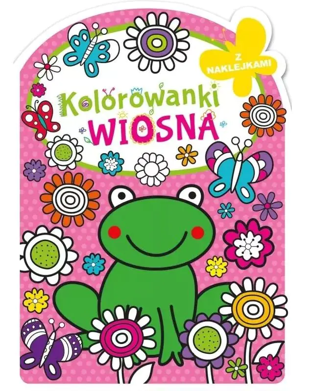 Książka - Wiosna. Kolorowanka z wykrojnika