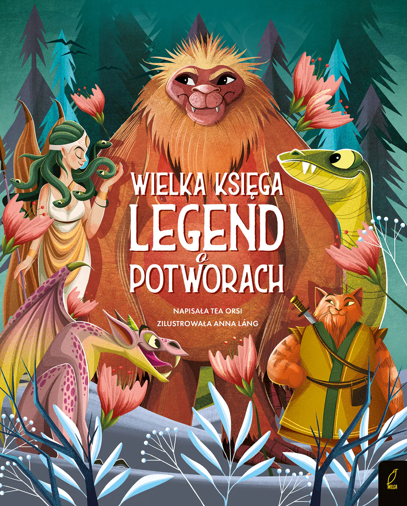 Książka - Wielka księga legend o potworach