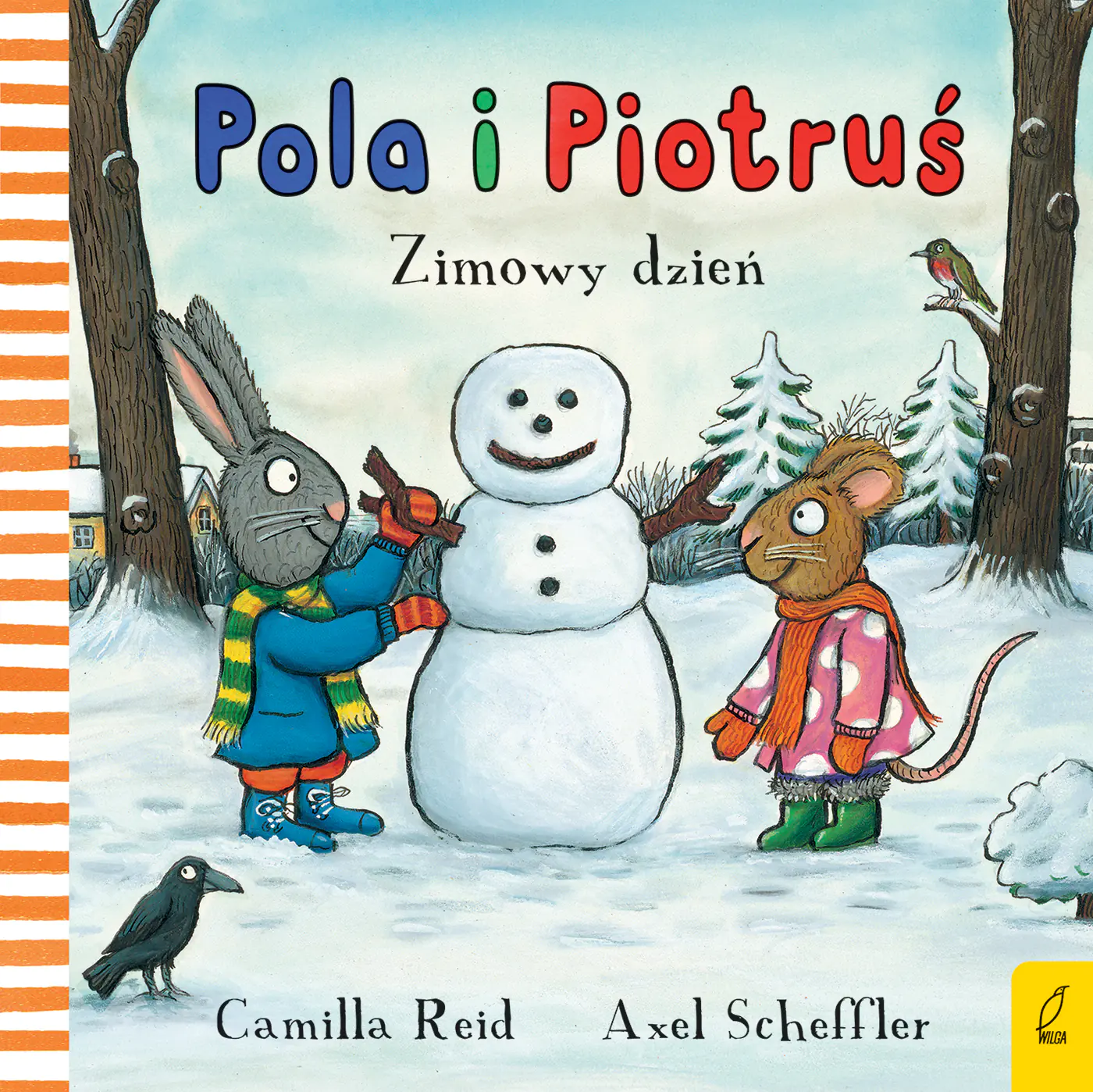 Książka - Zimowy dzień. Pola i Piotruś