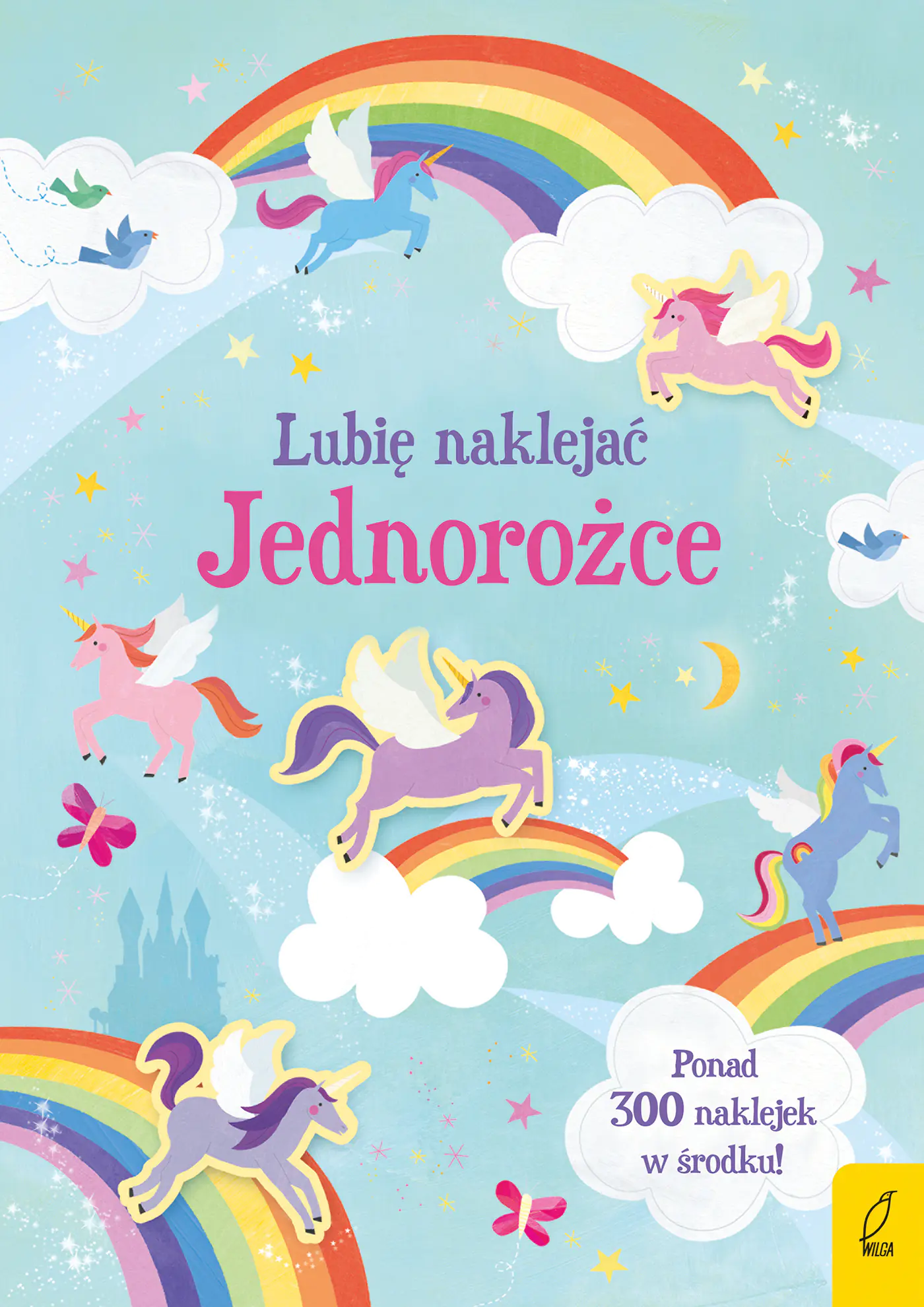 Książka - Lubię naklejać. Jednorożce