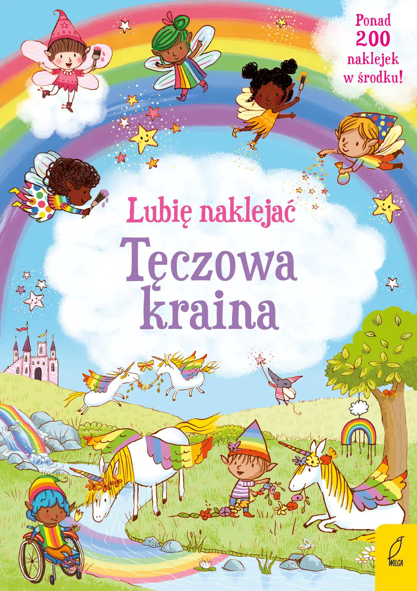 Książka - Lubię naklejać. Tęczowa kraina
