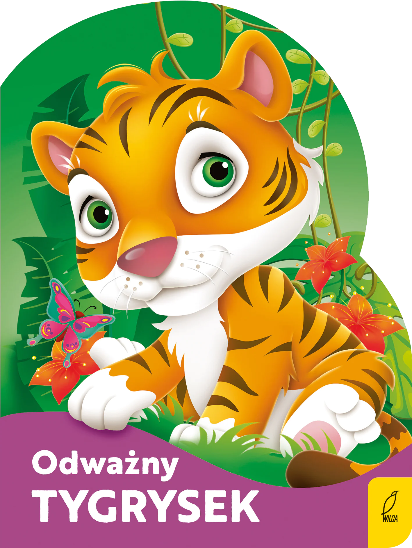 Książka - Wykrojnik. Odważny tygrysek
