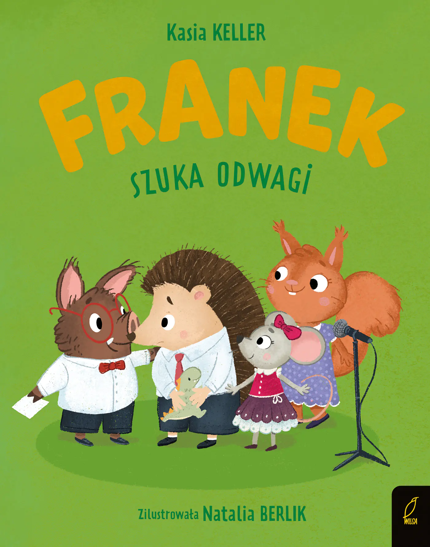 Książka - Franek szuka odwagi. Jeżyk Franek