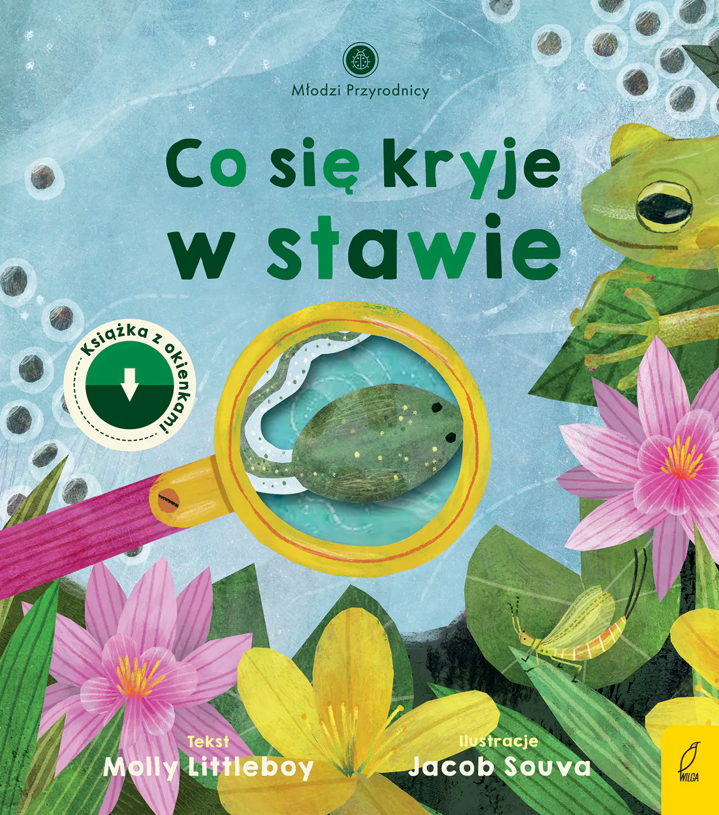 Książka - Co się kryje w stawie. Młodzi przyrodnicy