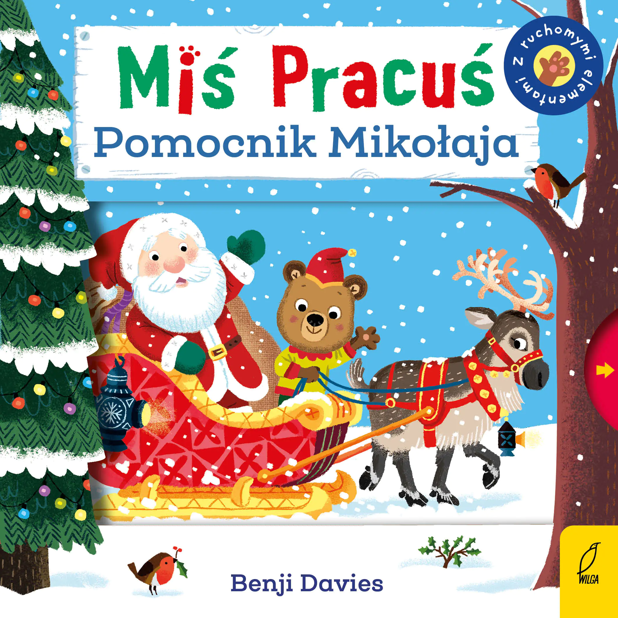 Książka - Pomocnik Mikołaja. Miś Pracuś