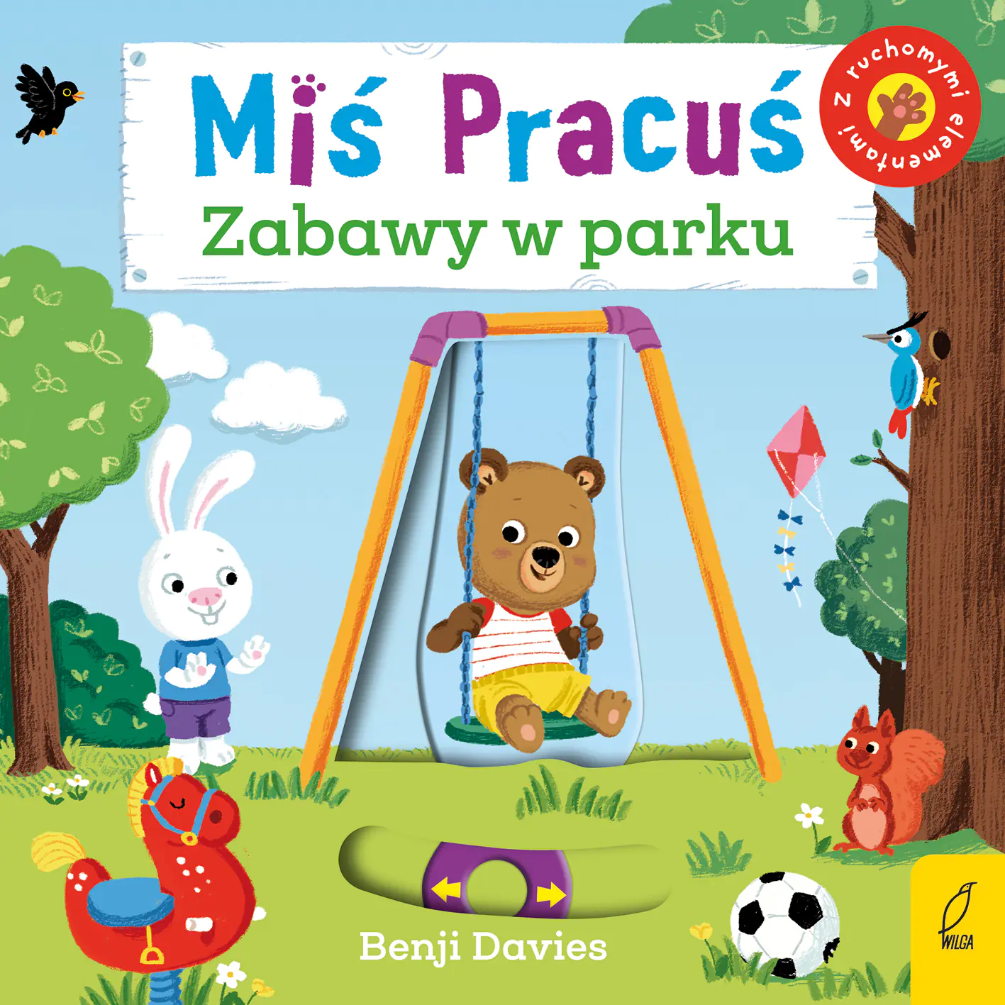 Książka - Miś Pracuś. Zabawy w parku