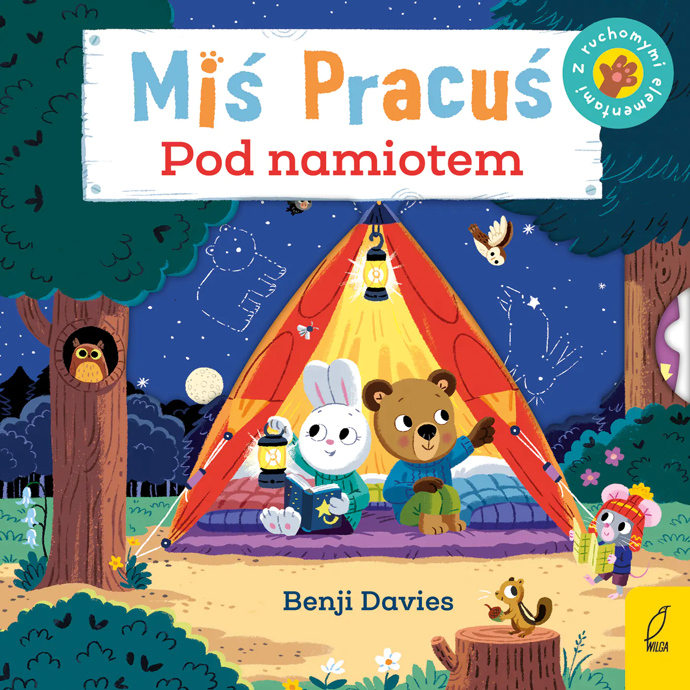 Książka - Pod namiotem. Miś Pracuś