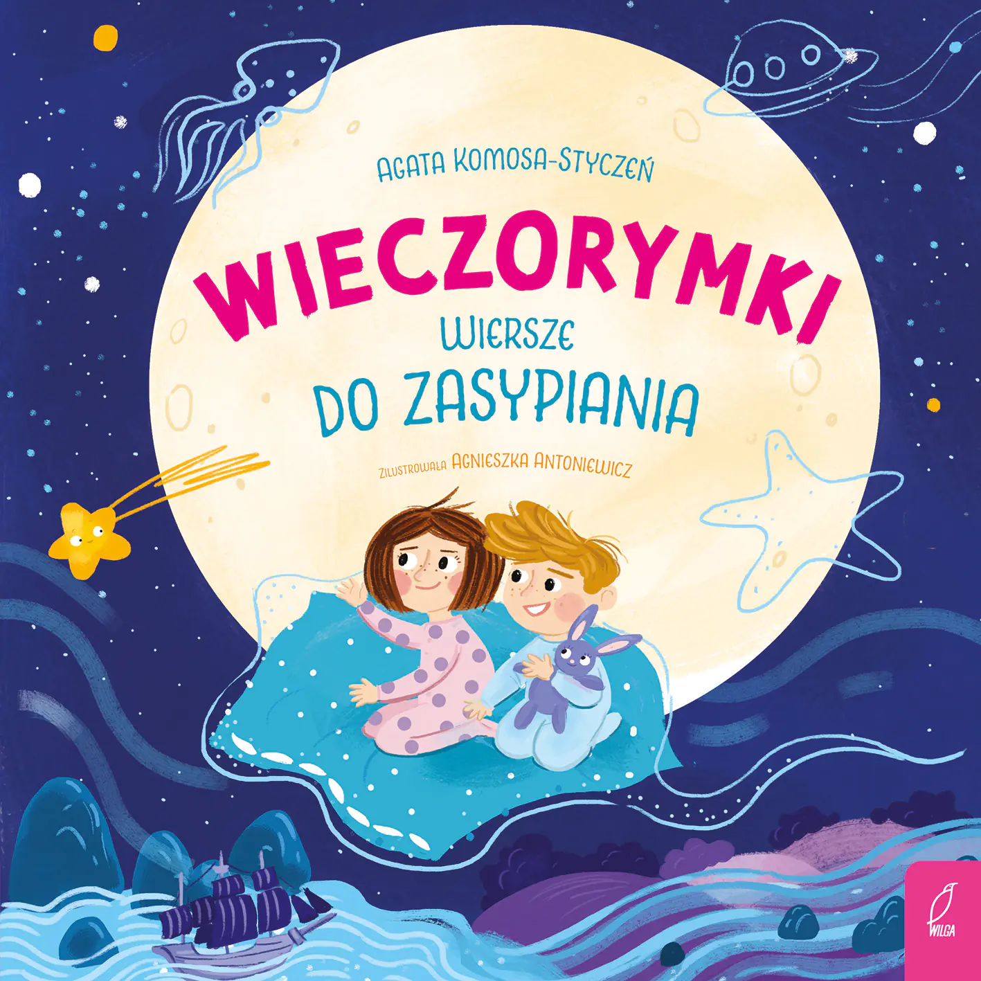 Książka - Wieczorymki. Wiersze do zasypiania