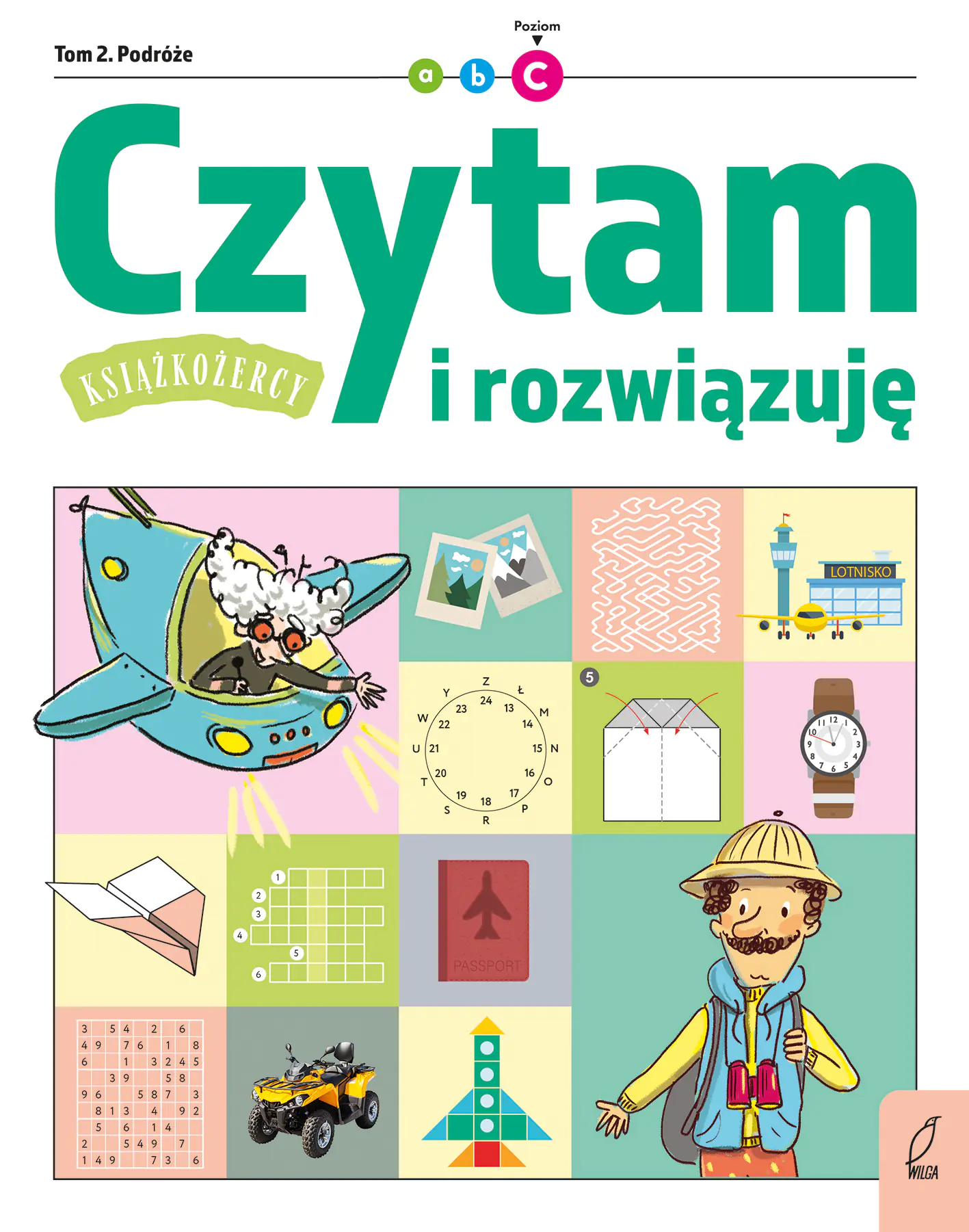 Książka - Czytam i rozwiązuję. Książkożercy. Poziom 3. Tom 2
