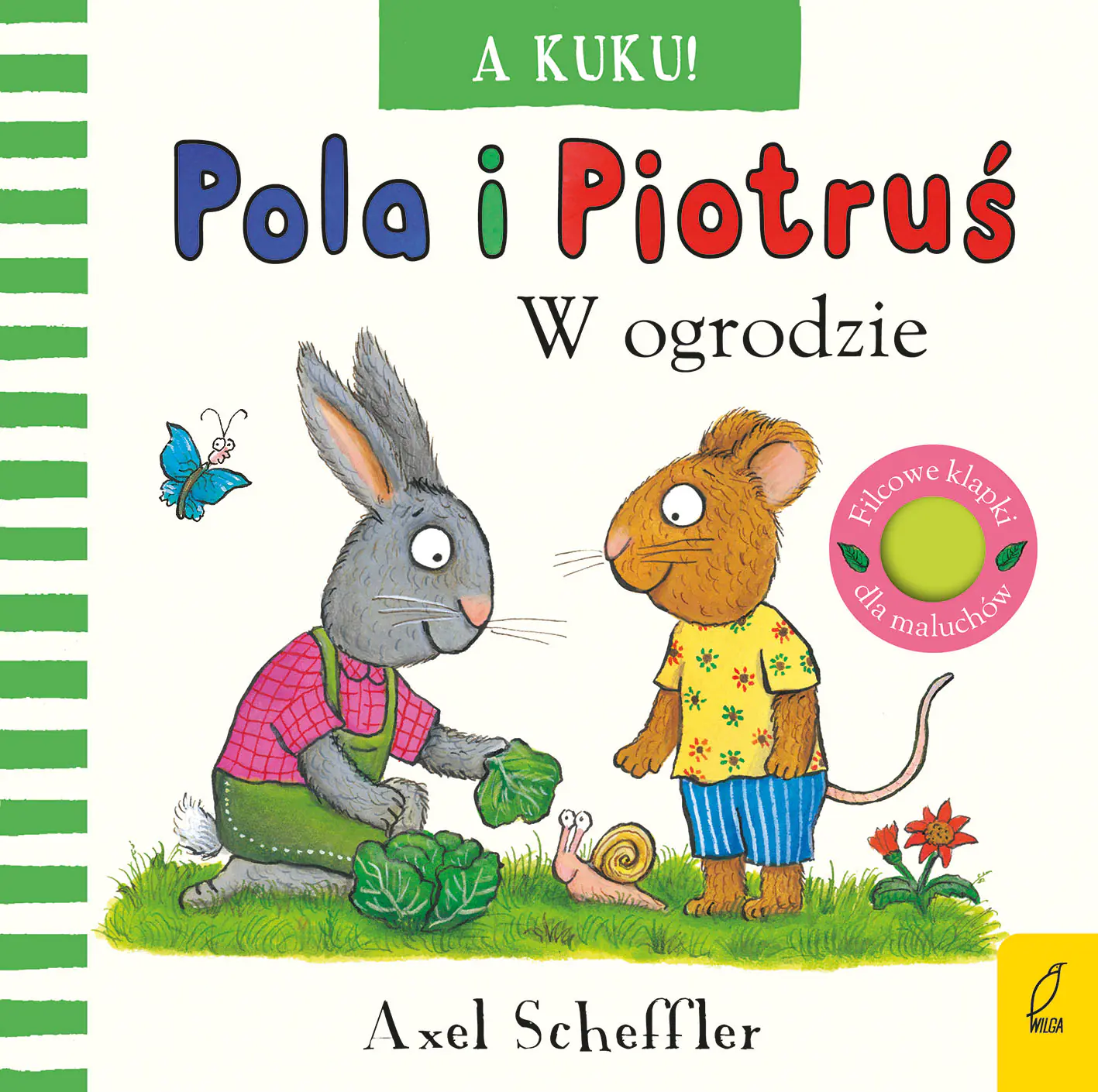 Książka - W ogrodzie. A kuku! Pola i Piotruś