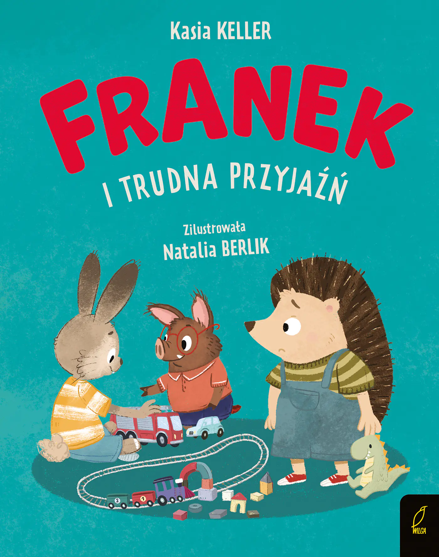 Książka - Franek i trudna przyjaźń. Jeżyk Franek
