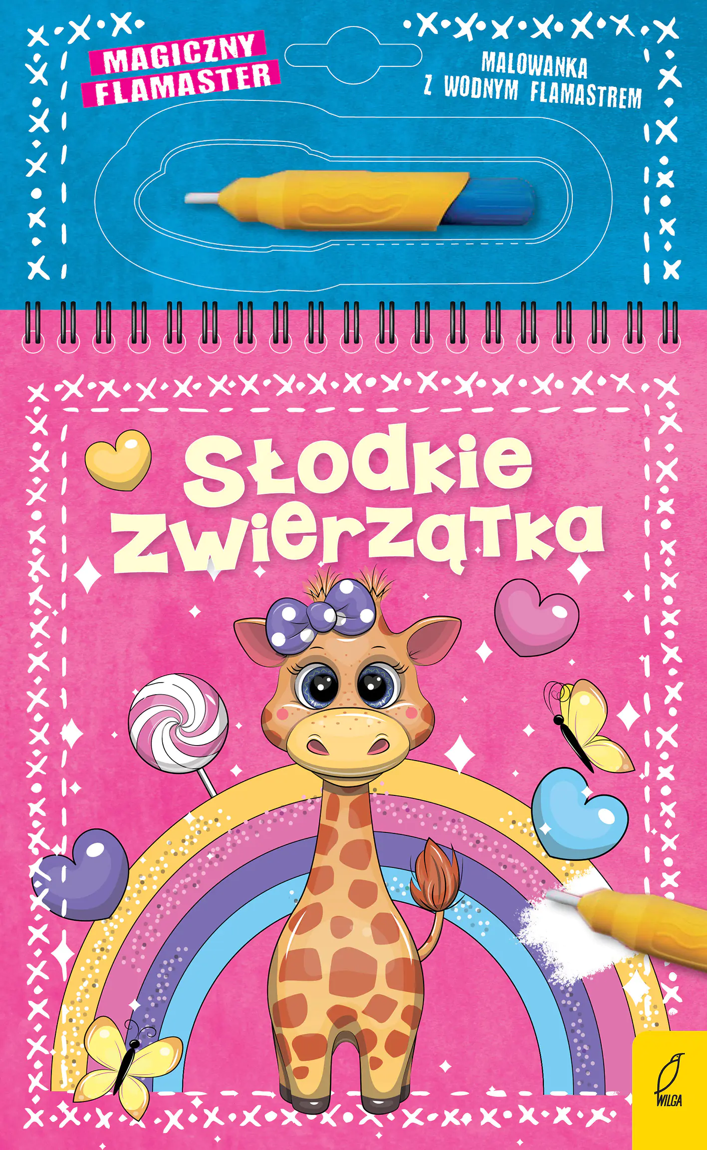 Książka - Słodkie zwierzątka. Magiczny flamaster