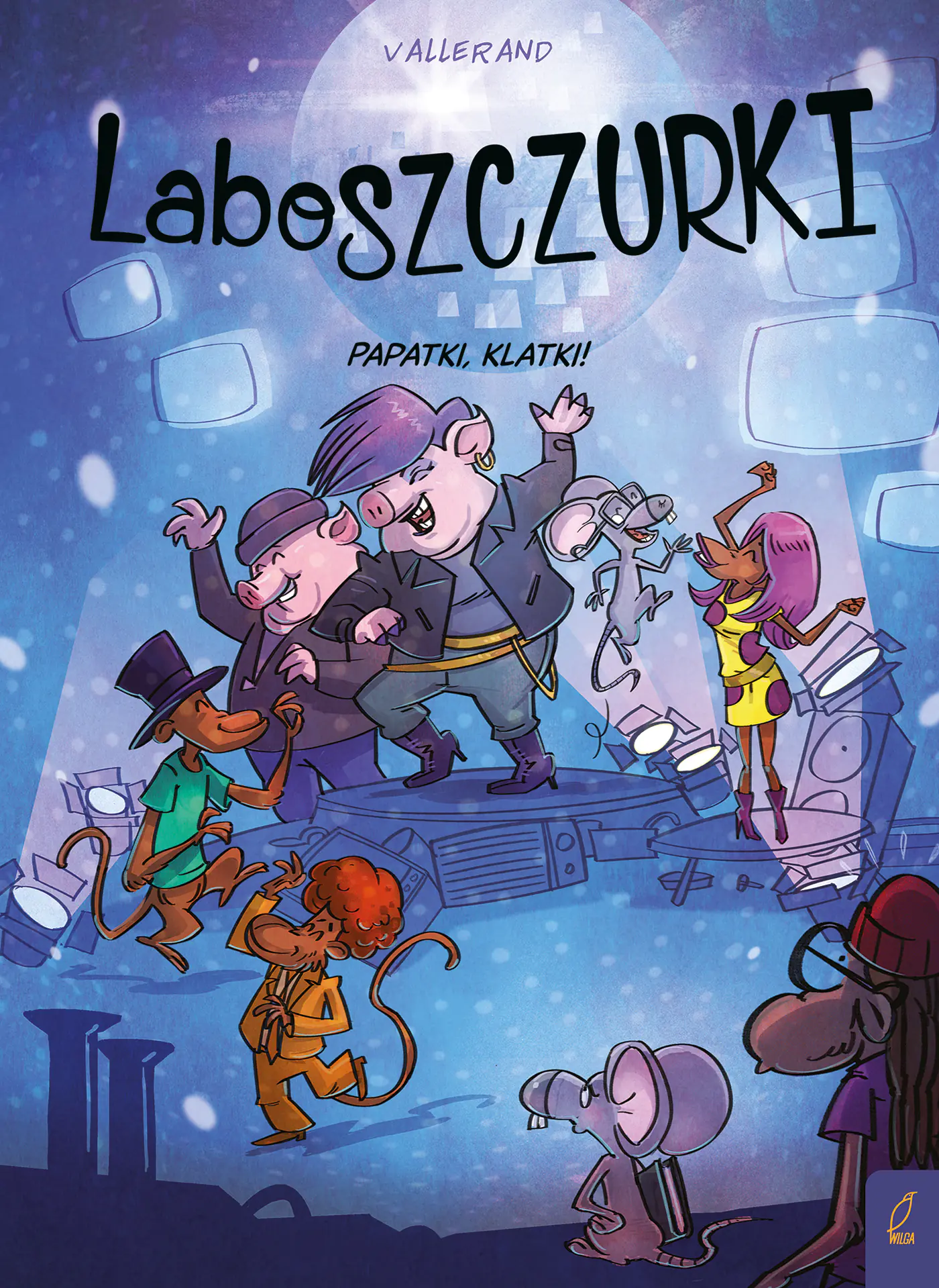 Książka - Papatki klatki! Laboszczurki